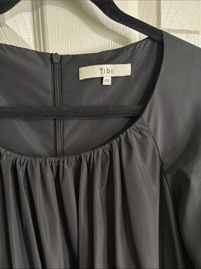 Tibi embroidery cut out dress in Italian sporty nylon size 00